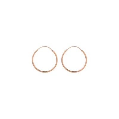 گوشواره حلقه ای ساده قطر 2 سانت E067