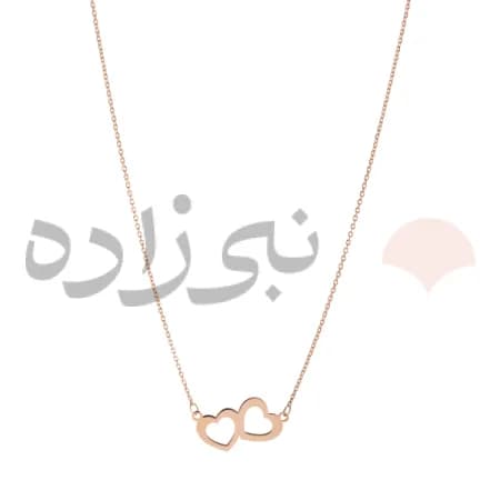 گردنبند لیزری دو قلب N140