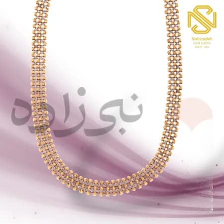 گردنبند البرنادو لخت پنج رج N130