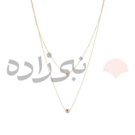 گردنبند دوبل گوی البرنادو N139