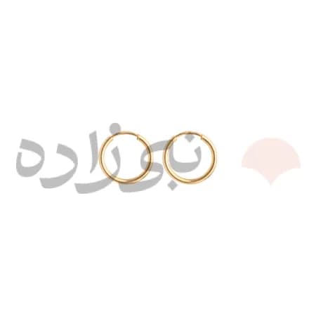 گوشواره حلقه ای ساده قطر یک سانت E072