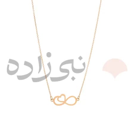 گردنبند لیزری بی نهایت قلب N103