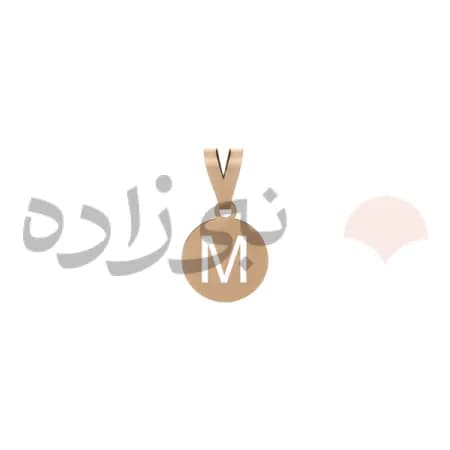 پلاک لیزری حرف M کد C064
