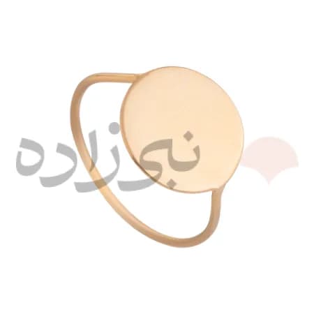 انگشتر دکوراتیو دایره طلا R023