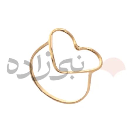 انگشتر دکوراتیو قلب تو خالی R047