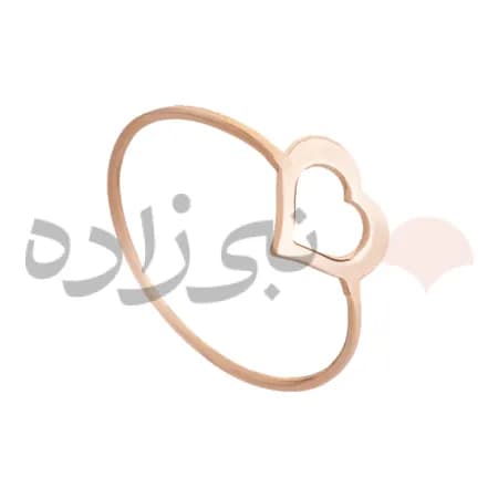 انگشتر دکوراتیو قلب طلا R024