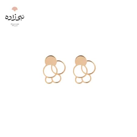گوشواره لیزری میخی حباب E077