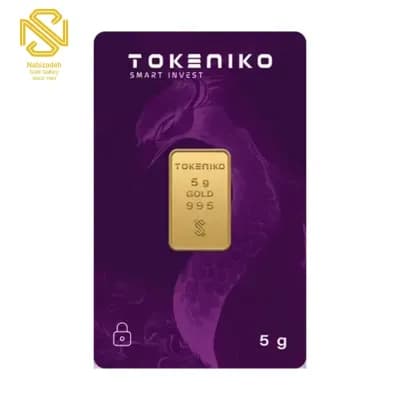 شمش 24 عیار 5 گرمی توکنیکو G061