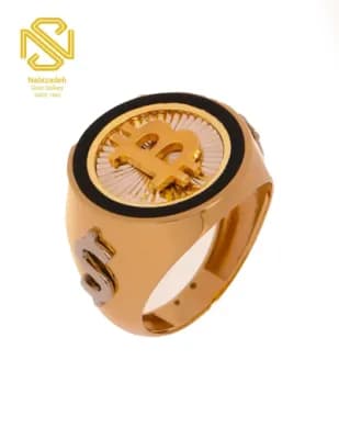 انگشتر مردانه بیت کوین R084