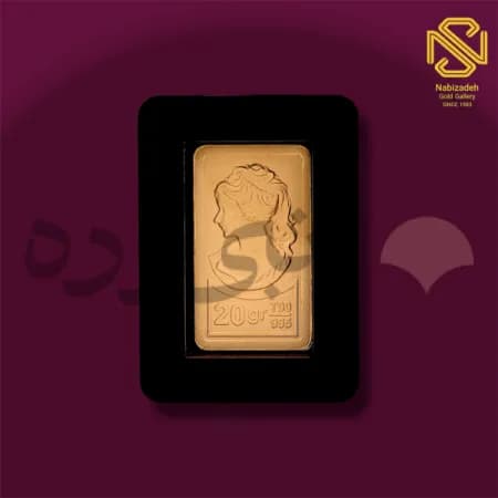 شمش 24 عیار 20 گرمی ونوس G049