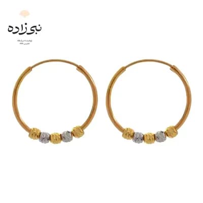 گوشواره حلقه ای البرنادو طلا E133