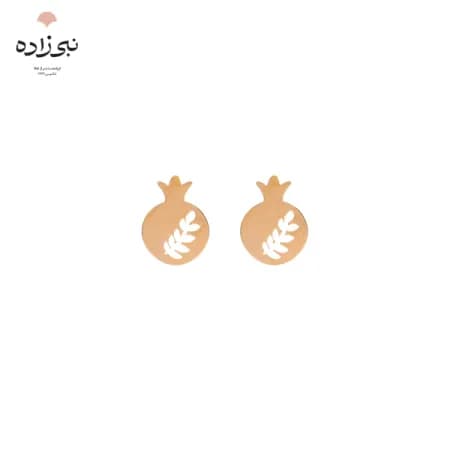 گوشواره لیزری میخی انار E053